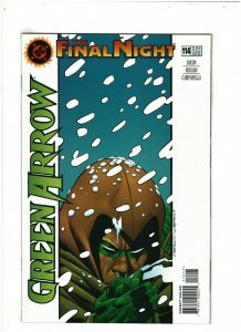 Green Arrow #114 VF 8.0 DC Comics 1996 Connor Hawke, Final Night