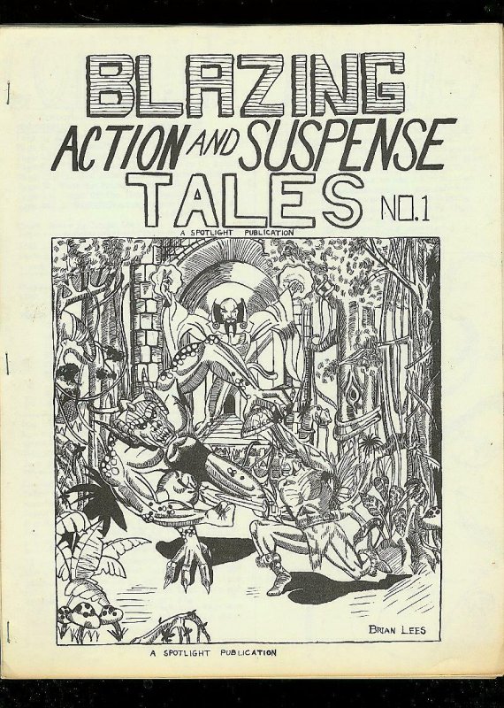 BLAZING ACTION AND SUSPENSE TALES-COMIC FANZINE-#1-1968 VG/FN 