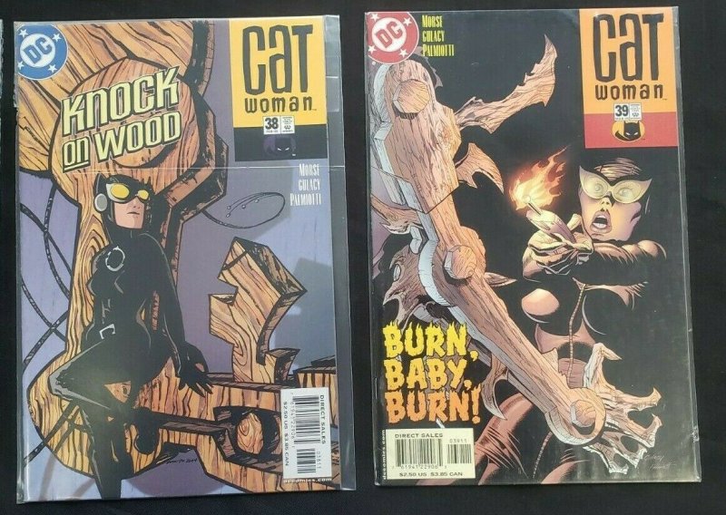CATWOMAN 10PC (VF/NM) WAR GAMES, ICED BY ZEISS, TRUE ROMANCE? 2004-05