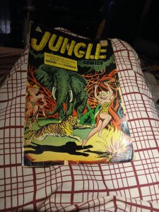 JUNGLE COMICS #9 Silver Age Camilla Kaanga IW Enterprises 1957 Girl Bondage Panl