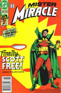 Mister Miracle (2nd Series) #28 (Newsstand) VG ; DC | low grade comic Doug Moenc