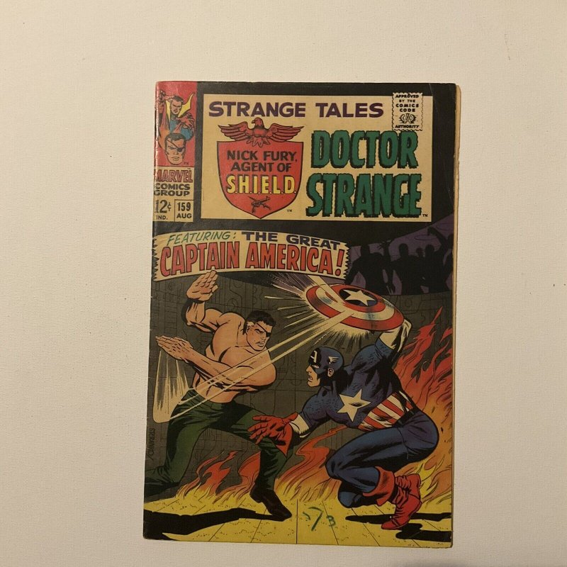 Strange Tales 159 Fine Fn 6.0 First Contessa Valentina 1967 Marvel