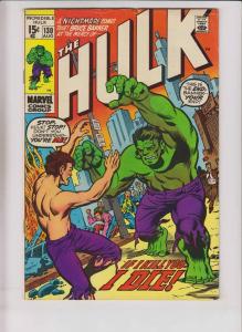 Incredible Hulk #130 FN- roy thomas - herb trimpe - bronze age 1970 bruce banner