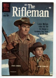 THE RIFLEMAN #4 1961-DELL-CHUCK CONNORS-JOHNNY CRAWFORD VF/NM