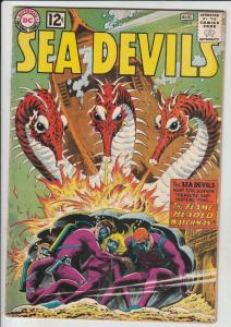Sea Devils #6 (Aug-62) FN/VF High-Grade Sea Devils (Dane Dorrence, Biff Baile...