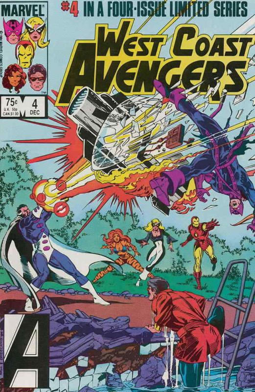 West Coast Avengers (Ltd. Series) #4 VF/NM; Marvel | save on shipping - details