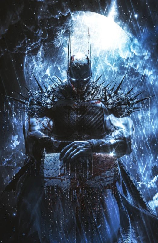 ABSOLUTE BATMAN 11X17 ULTRARAW26 BLOOD MOON SPOT FOIL/DESTROYER PRINT SET .
