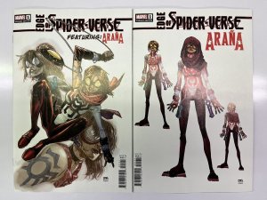 EDGE OF SPIDER-VERSE #1 1:10 DESIGN + 1:25 RAMOS SET 2022 NM IN-HAND PROSHIPPER!