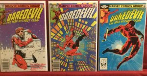 Daredevil Comic Lot  7 First Series Daredevil Comics Ranging From FN to NM-1984