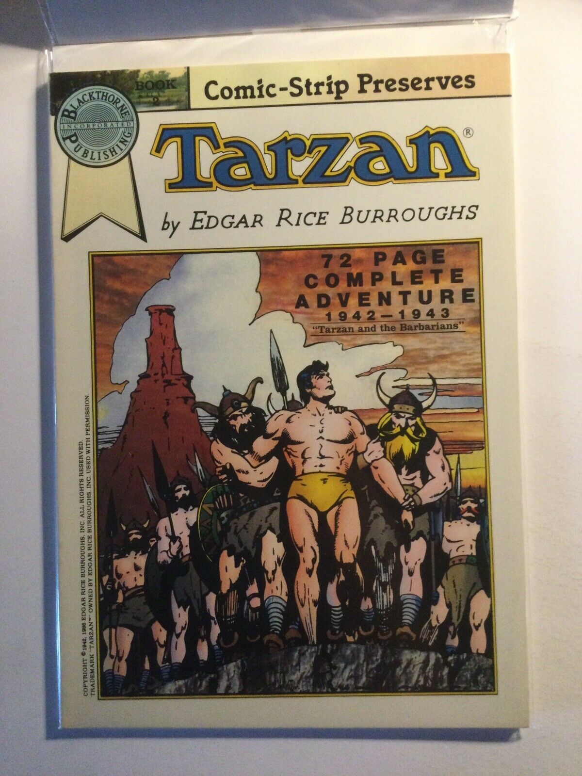 Tarzan Book 1 2 Near Mint Nm Blackthrone | Comic Books - Copper Age,  Blackthorne, Tarzan / Hipcomic