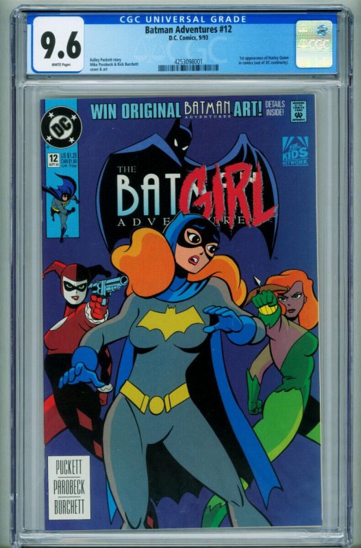 Batman Adventures #12-CGC 9.6--first Harley Quinn-key book- 4253098001