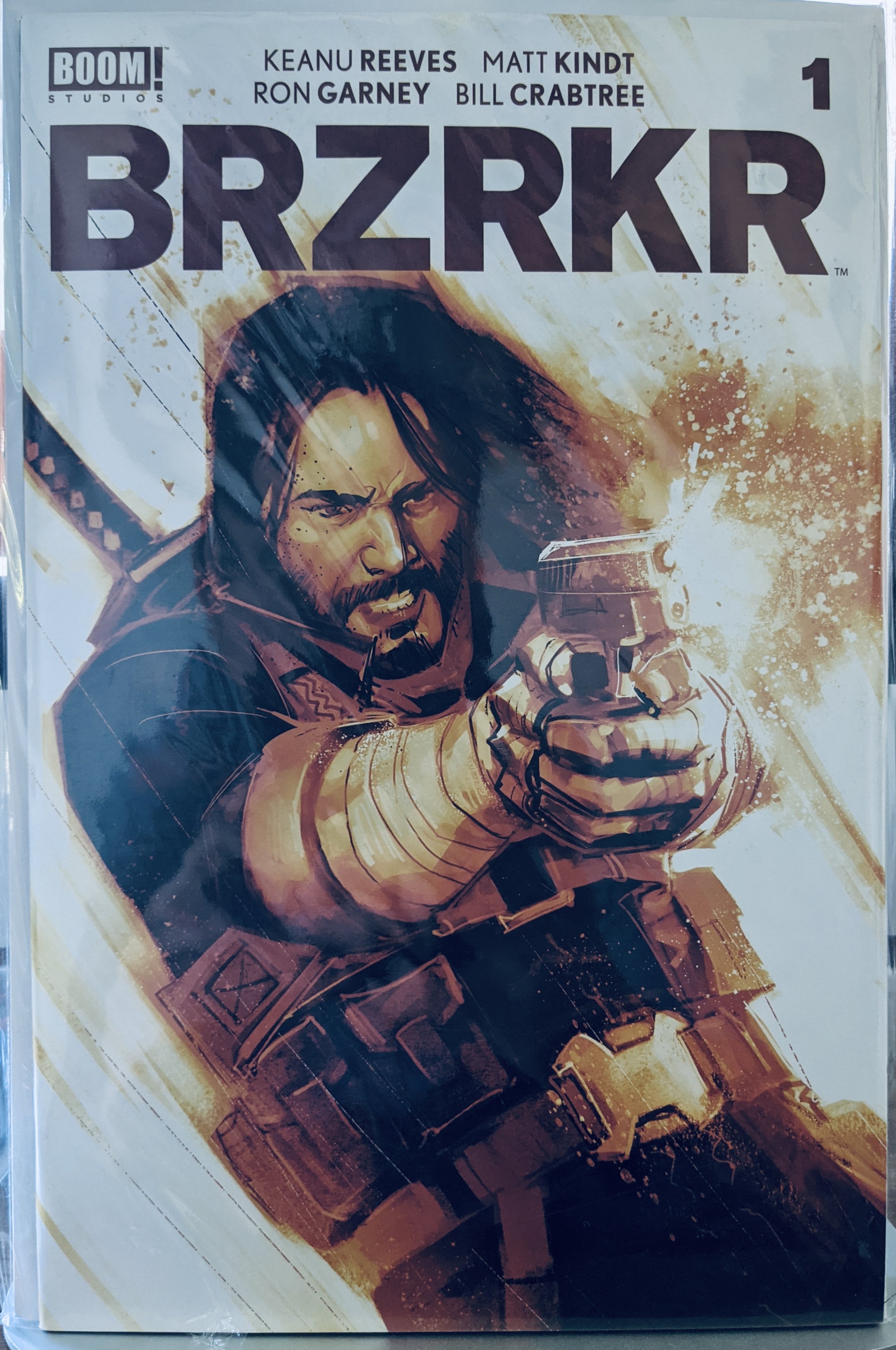 BRZRKR 1 Rod Reis Exclusive Limited to 500 copies Keanu Reeves Boom(01)
