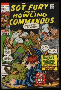 Sgt. Fury and His Howling Commandos #83 FN 6.0 Marvel Comics