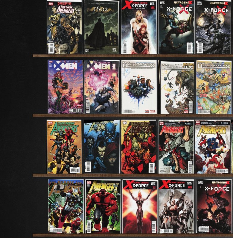 Huge Lot 140+ Comics with Avengers, X-Force, New Avengers, Inhuman & More!