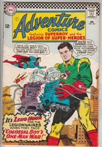 Adventure Comics #341 (Feb-66) FN/VF Mid-High-Grade Legion of Super-Heroes, S...