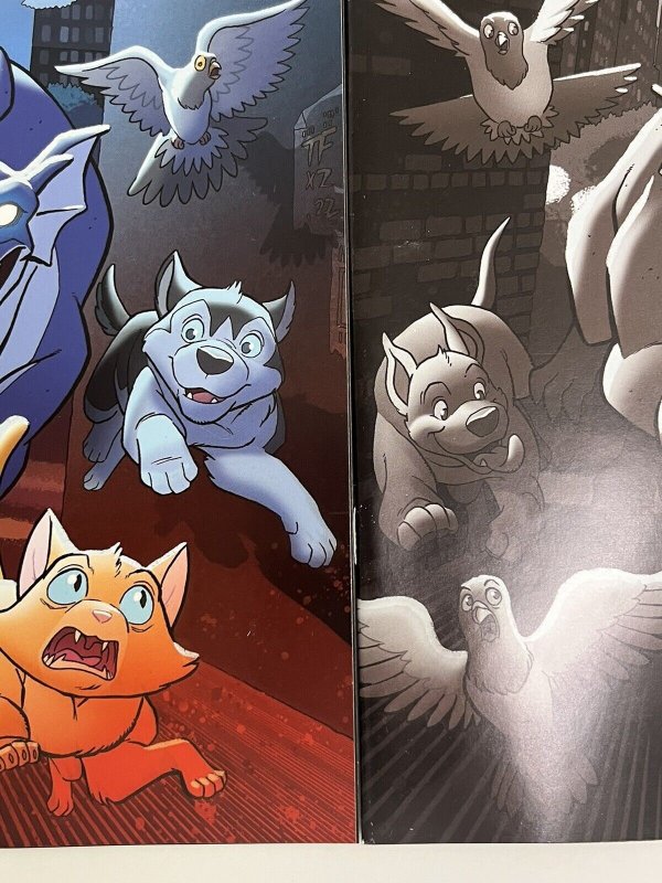 GARGOYLES #1 1:40 VIRGIN FLEECS & FORSTNER + 1:10 B&W NM SET DYNAMITE PROSHIPPER