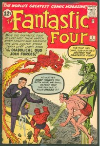 Fantastic Four #6 (1962) VG/FN Condition!