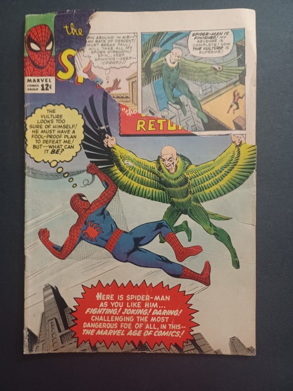 Amazing Spider-Man #7 - 2nd app Vulture - Ditko - 1963 - FR