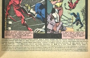 DAREDEVIL Comic Issue 159 — Black Widow Bullseye — 1979 Marvel Universe 36 Pages 