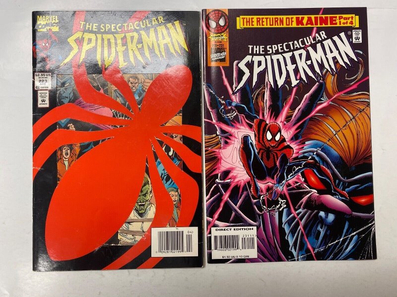 4 Spectacular Spider-Man MARVEL comic books #223 231 232 237 80 KM14