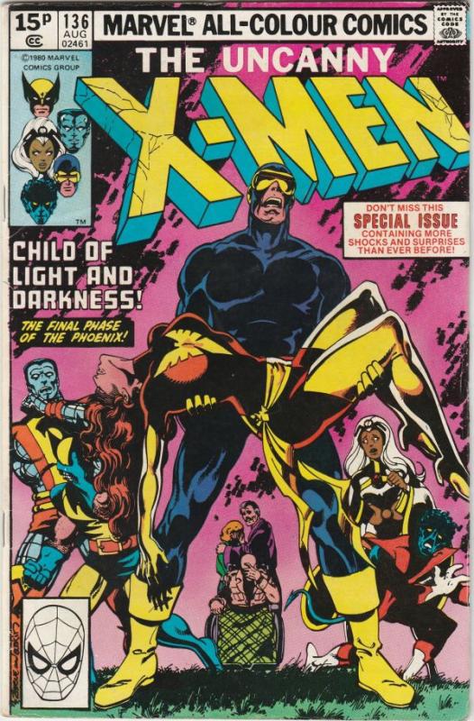 X-Men British Variant #136 (Sep-80) VF/NM High-Grade X-Men