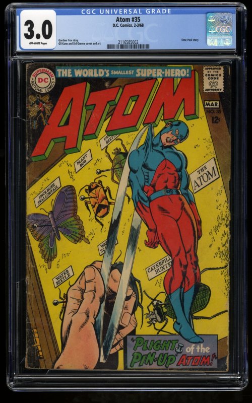 Atom #35 CGC GD/VG 3.0 Off White