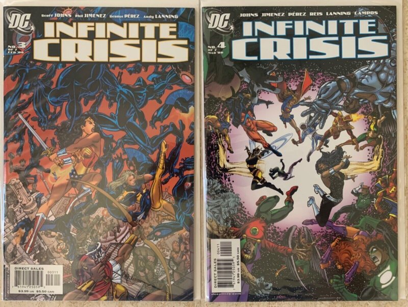 INFINITE CRISIS 1-7 + VARIANTS + MORE | 1ST BLUE BEETLE (JAIME REYES) | 12 TOTAL