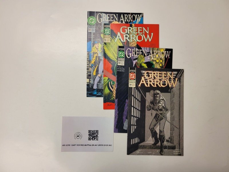 4 Green Arrow DC Comic Books #53 54 55 67 62 TJ17