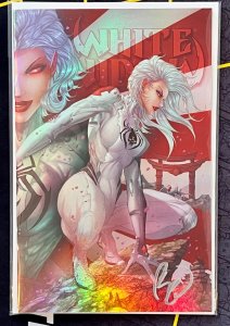 White Widow #7 Cover B Foil Variant Signed(2021)