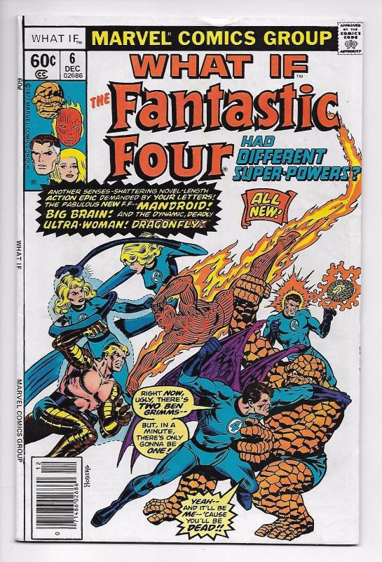 What If? #6 - Fantastic Four Had Different Super Heroes (Marvel, 1977) - FN