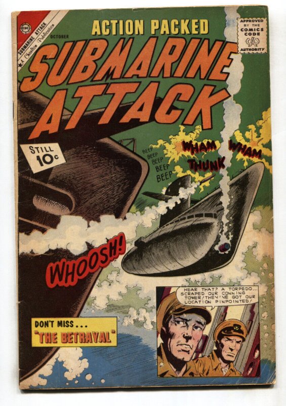 SUBMARINE ATTACK VOL 2 # 30--MONSTER ISSUE--comic book--1961--vg