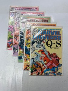 5 Official Handbook Marvel Universe MARVEL comic books #5 6 7 8 9 72 RC3