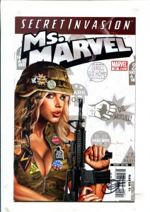 Ms. Marvel #29 - Signed by Greg Horn / G I Jane Cover (8.0/8.5) 2008