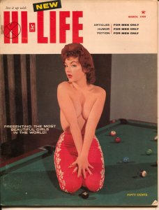 Hi-Life 3/1959-Wilmot-pulp fiction-pi-up pix-Judy O'Day-FN-