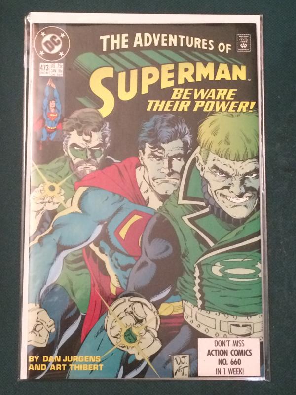 The Adventures of Superman #473 Beware Their Power!