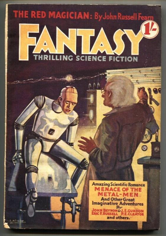 Fantasy #1 1938 RARE British Pulp-First issue