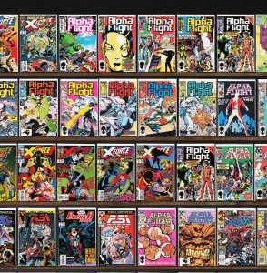 Huge Lot 150+ Comics with Alpha Flight, Alien Legion, Vigilante & More!
