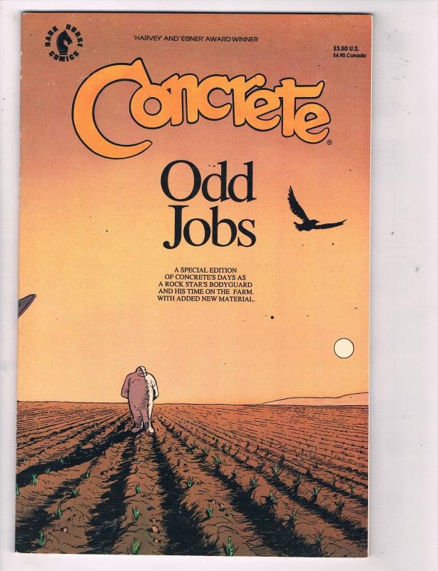 Concrete #1 VF Dark Horse Odd Jobs Comic Book Chadwick 1990 DE47 AD33