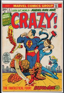 Crazy #3 (1973) Fantastical Four