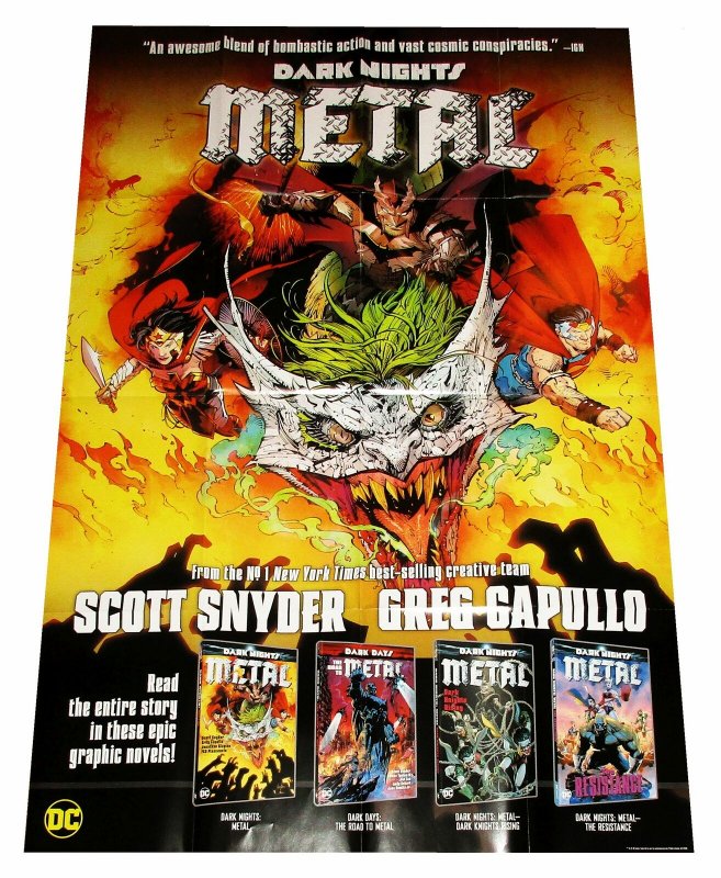 Dark Nights Metal Folded Promo Poster (36 x 24) - New!