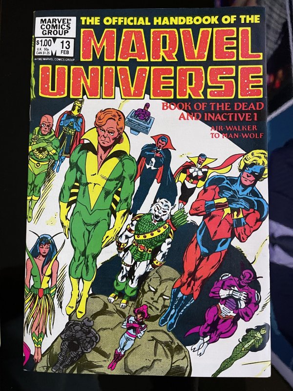 The Official Handbook of the Marvel Universe #13 (1984)