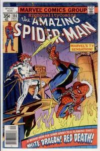 SPIDER-MAN #184, FN, Dragon, Wolfman, Amazing, 1963, more ASM in store