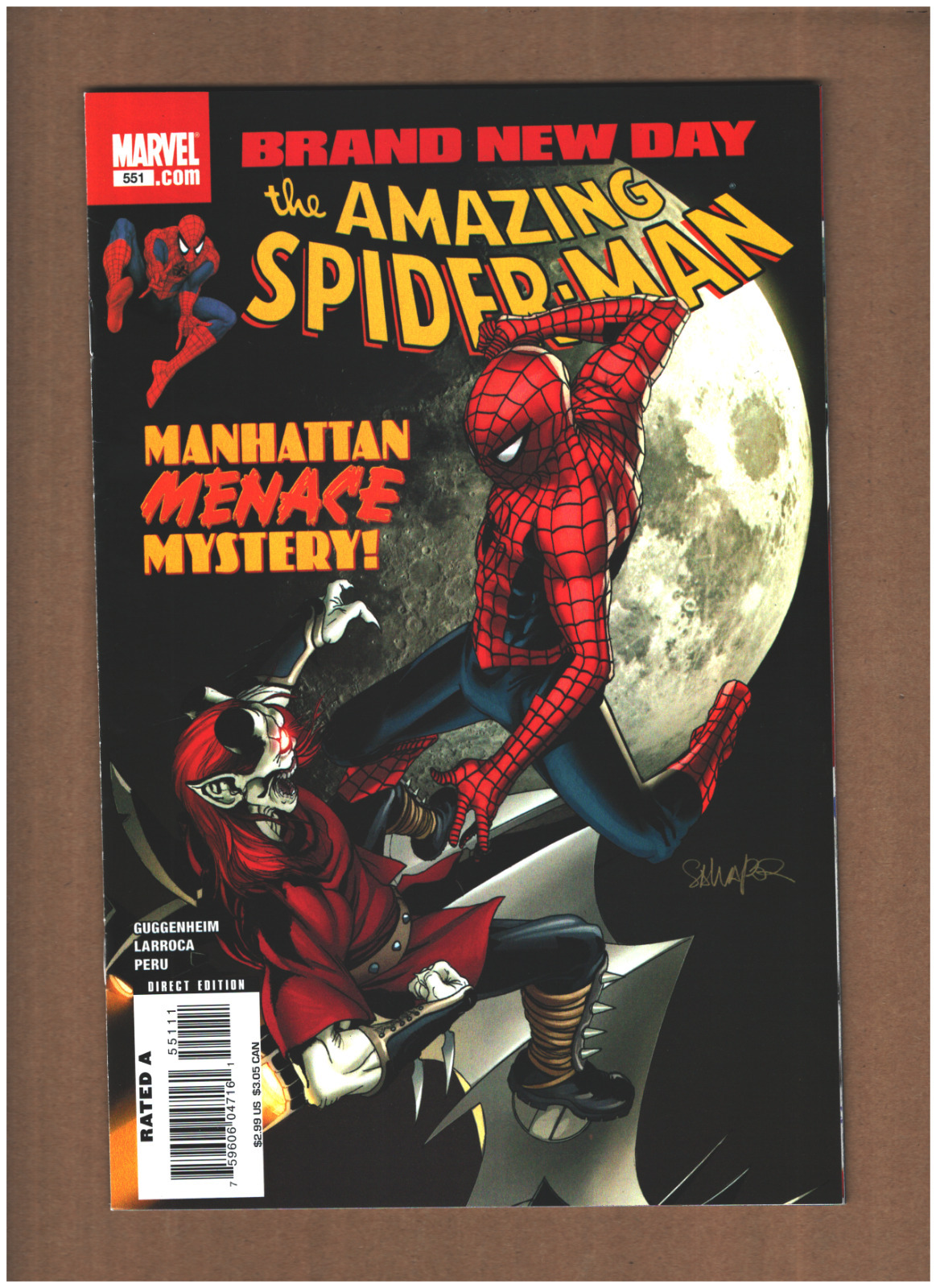 Amazing Spider-man #551 Marvel Comics 2008 Brand New Day MENACE NM