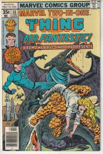 Marvel Two-in-One #36 (1978)  Thing , Mr. Fantastic, Skull The Slayer !