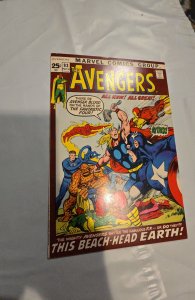 The Avengers #93 (1971) FF4 app Beach-Head earth Lee neal adams