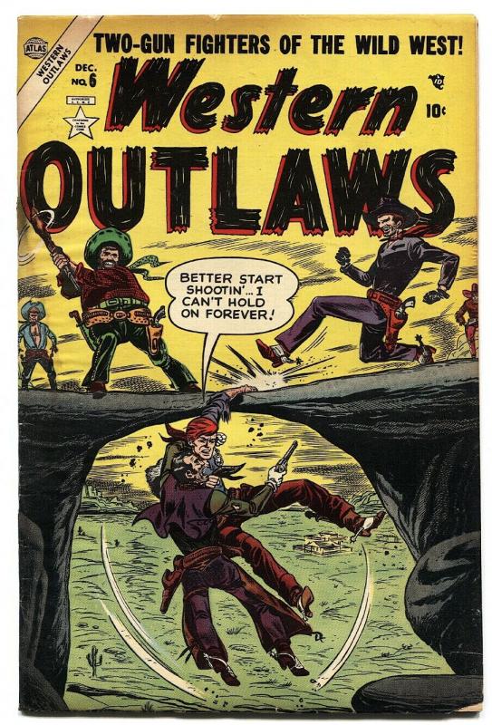 WESTERN OUTLAWS #6-1954-atlas western 1954-tuska
