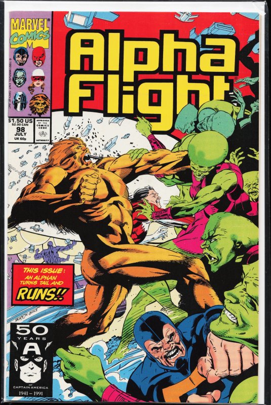 Alpha Flight Special #2 Direct Edition (1991) Alpha Flight