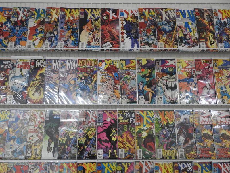 Huge Lot 120+ Comics W/ X-Men, X-Factor, Titans, +More Avg VF- Condition!