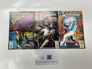 3 Adventures Superman DC comic books #530 575 576 110 KM16