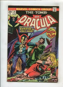 TOMB OF DRACULA #29 (7.0) RAMPAGE OF BLOOD!! 1974